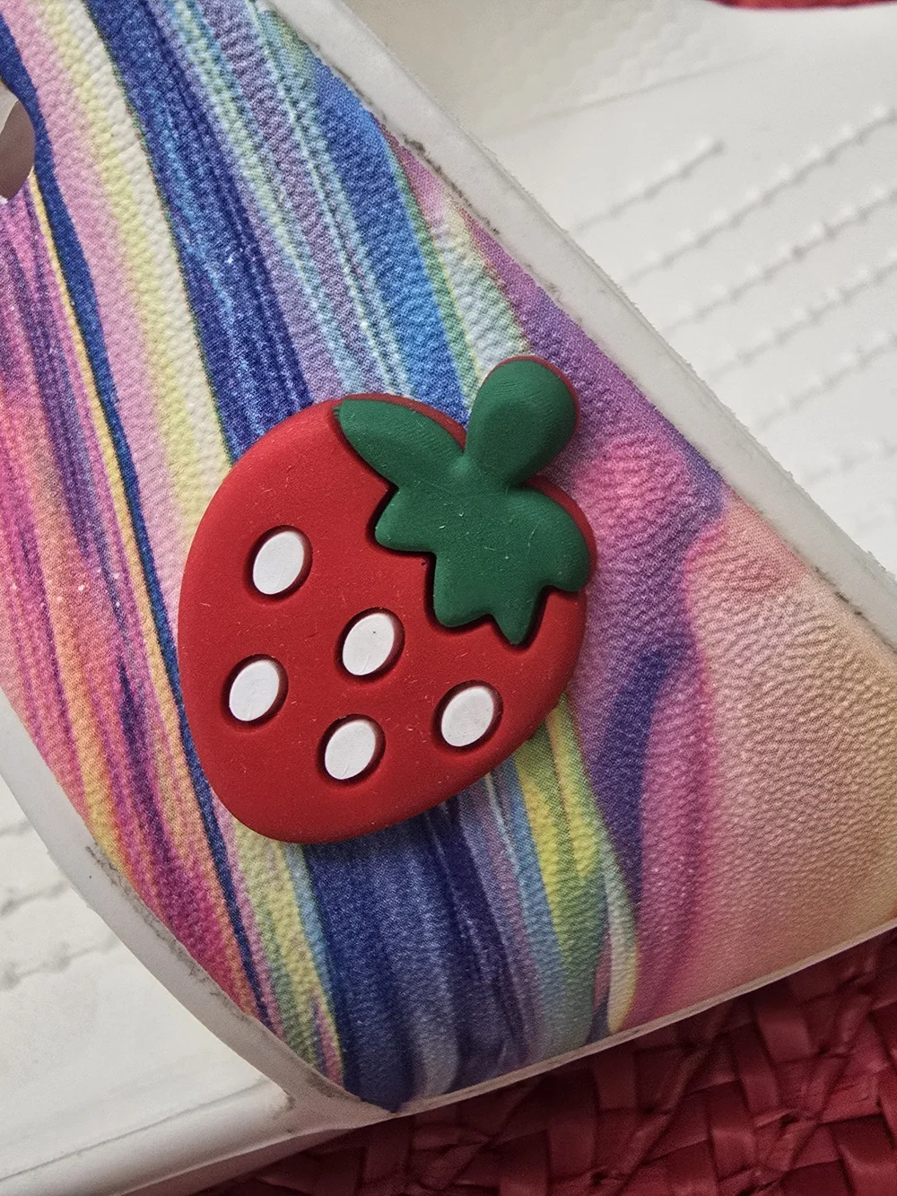 Women's CROCS Multicolor Swirl Slide Sandals Size 8